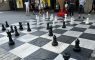 Giant Chess Game in Downtown Montreal