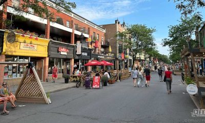 Montreal Wellington Street Pedestrian Mall