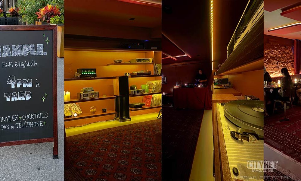 Sample is a bar and music-centred lounge in Old Montreal